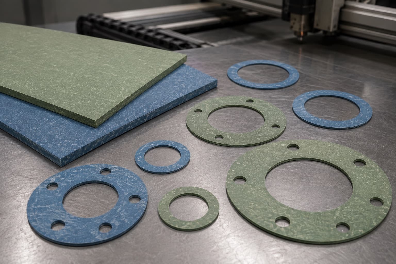 Feuilles et joints en fibres de verre KLINGERsil C8200 pour milieux acides
